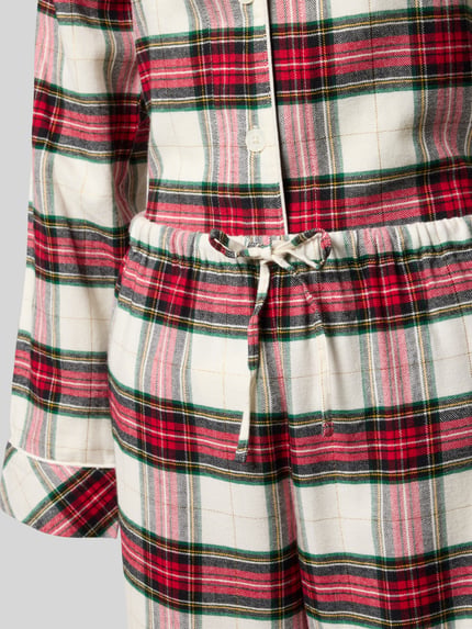 Lauren Ralph Lauren Pyjama-Set mit Logo-Stitching im 2-teiligen Set Offwhite 2