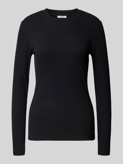 Marc O'Polo DENIM Slim fit shirt met lange mouwen van katoenmix Zwart - 2