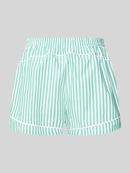 Calvin Klein Underwear Regular Fit Pyjama Shorts aus reiner Baumwolle Gruen 3