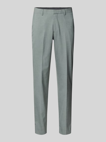 Regular fit pantalon met viscose Shop The Look MANNEQUINE