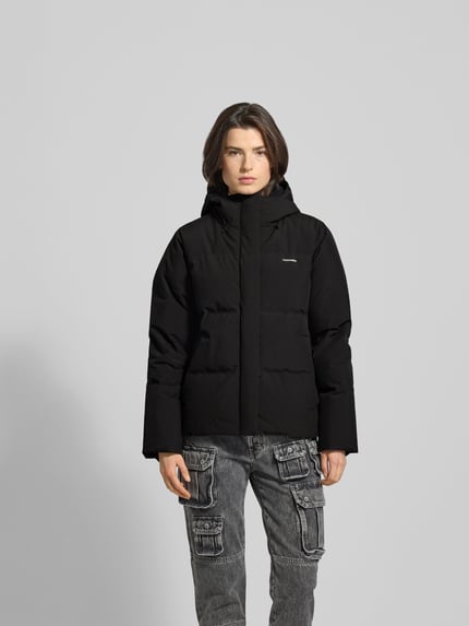 Holzweiler Kurtka pikowana z kapturem BLACK 4