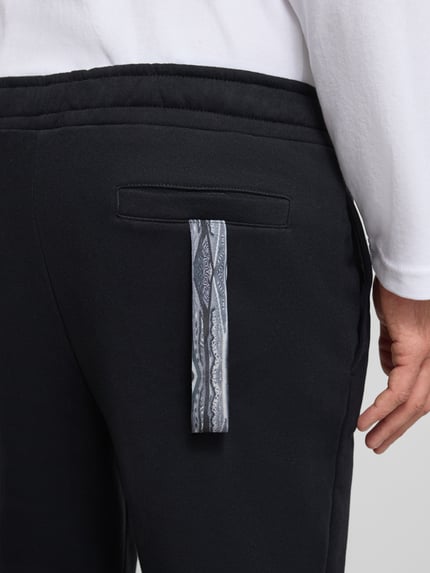 Carlo Colucci Sweatpants mit elastischem Bund Black 3
