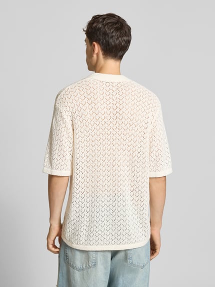 JACK & JONES Freizeithemd mit Knopfleiste Modell 'HYDRA' Offwhite 5