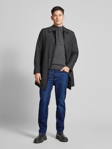 Brax Slim Fit Jeans im 5-Pocket-Design Modell 'CHUCK' Dunkelblau 1