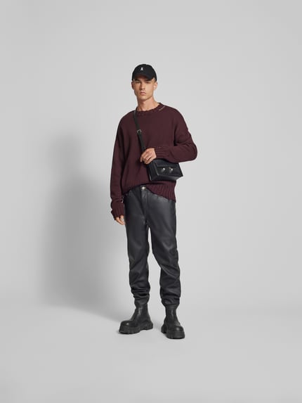 Marni Pullover met gaatjesmotief Bordeaux - 1