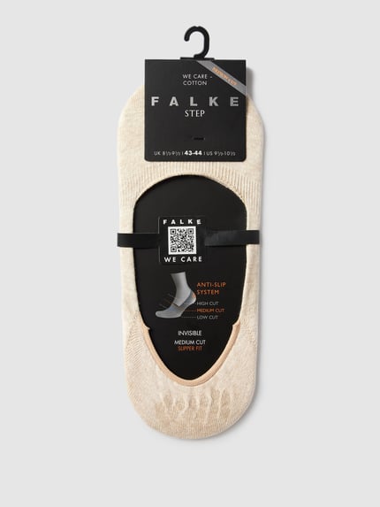 FALKE Skarpetki stopki z detalem z logo model ‘Step Medium Cut’ Piaskowy 3