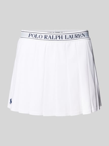 Polo Ralph Lauren Minirok met plooien en elastische band Wit - 2