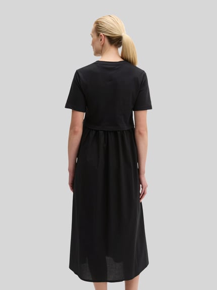 Marc O'Polo Sukienka casualowa o kroju loose fit z czystej bawełny Czarny 5