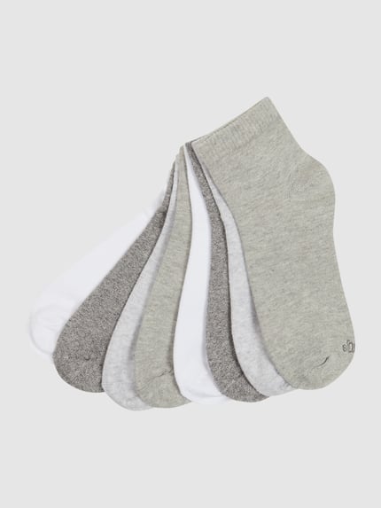 s.Oliver RED LABEL Socken in Melange-Optik im 4er-Pack Mittelgrau Melange 1