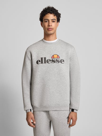 ellesse Bluza z nadrukiem z logo model ‘CORVARO’ Jasnoszary 4