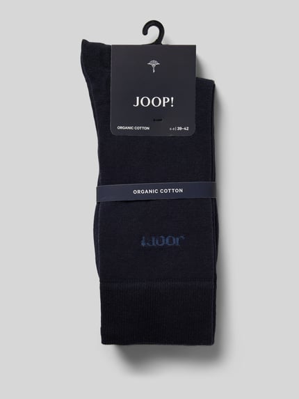 JOOP! COLLECTION Sokken met labelprint Marineblauw - 3