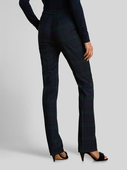 Lauren Ralph Lauren Regular Fit Business-Hose aus Wolle mit Bügelfalten Black 5