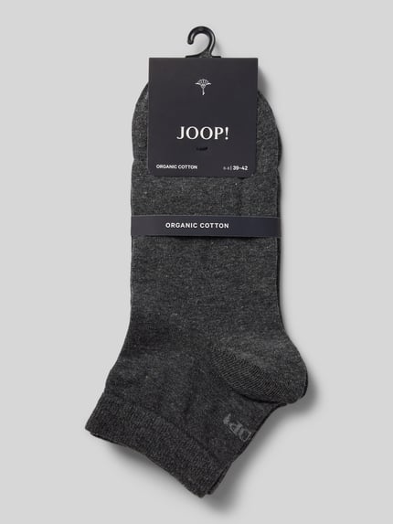 JOOP! COLLECTION Sneaker-Socken mit Label-Detail Anthrazit Melange 3