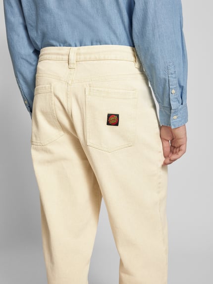 Santa Cruz Jeans mit 5-Pocket-Design Beige 3