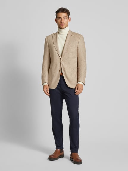 Carl Gross Colbert met zijde, model 'TEDRICK' Beige - 1