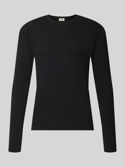 Slim Fit Longsleeve aus reiner Baumwolle Modell 'Enil' Shop The Look MANNEQUINE