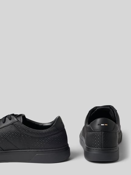 BOSS Sneaker aus Rindsleder mit Logo-Detail Black 2