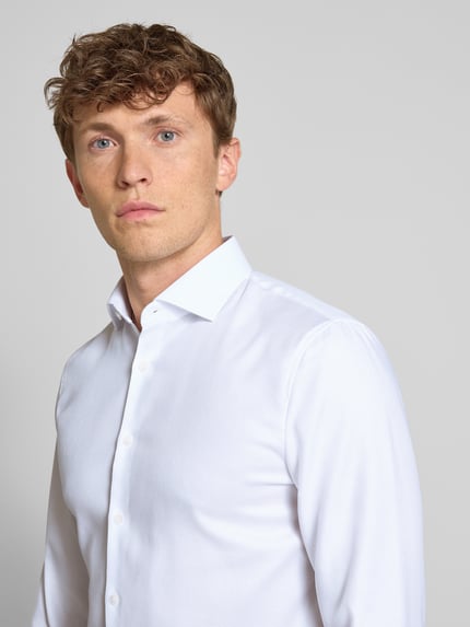 OLYMP No. Six Super Slim Fit Business-Hemd mit Kentkragen Modell 'Royal' Weiss 3