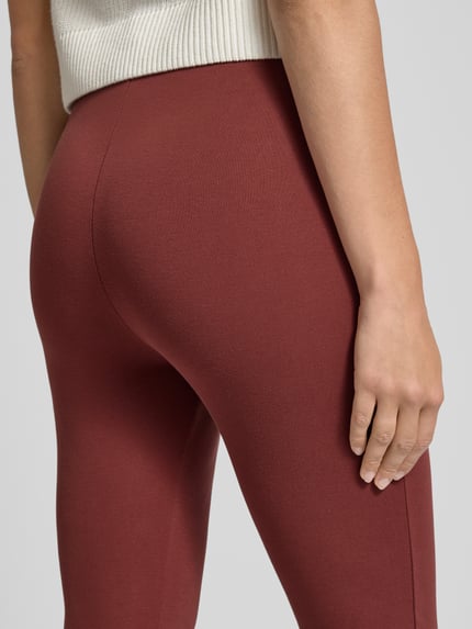 OH APRIL Bootcut leggings in viscose blend model 'Tia' Bordeaux - 3