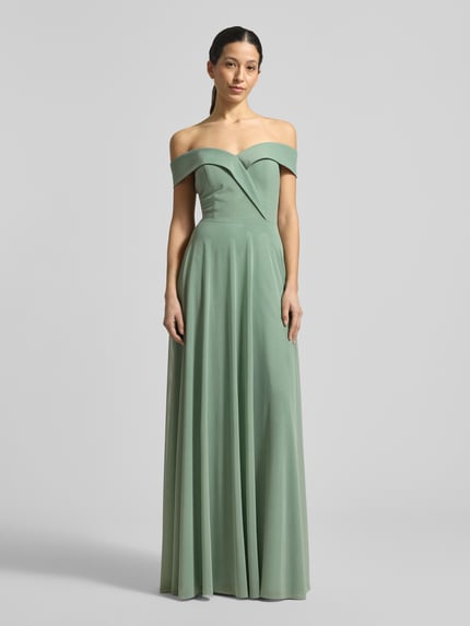 TROYDEN COLLECTION Abendkleid im Off-Shoulder-Look Mint 4
