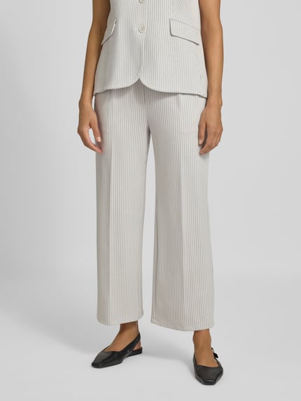 Rich & Royal Stoffhose mit Gesäßtaschen und Bügelfalte Weiss 4