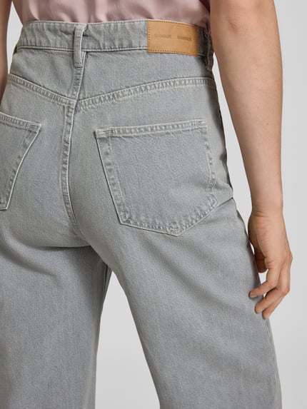 Samsøe Samsøe Jeans mit weitem Bein Modell 'SHELLY' Mittelgrau Melange 3