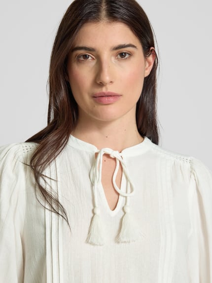 VERO MODA Tunikakleid aus reiner Baumwolle Modell 'PRETTY' Weiss 3