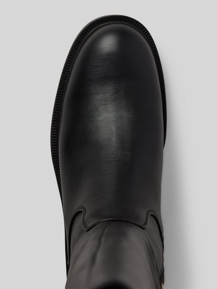 GUESS Overkneelaarzen in leerlook, model 'Fyza' Zwart - 3