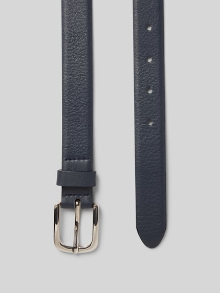 Weinmann Leren riem met doornsluiting model 'Sauvage' Donkerblauw - 3