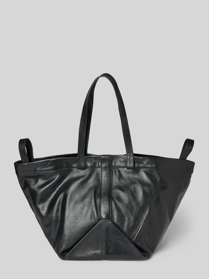 LIEBESKIND BERLIN Handtasche aus reinem Leder mit Label-Details Modell 'Elvira' Black 4