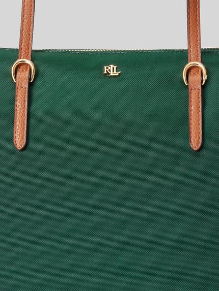 Lauren Ralph Lauren Henkeltasche mit Logo-Detail Modell 'KEATON' Dunkelgruen 6