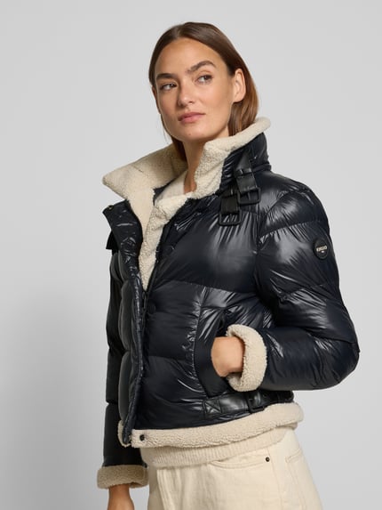 khujo Steppjacke mit Stehkragen und Riegeln Modell 'NESSIE2' Black 3