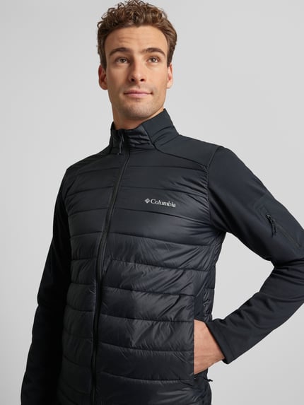 Columbia Gewatteerd jack met labelprint Zwart - 3