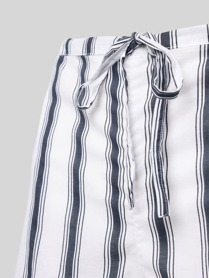 Christian Berg Woman Pyjamabroek met tunnelkoord Wit - 2