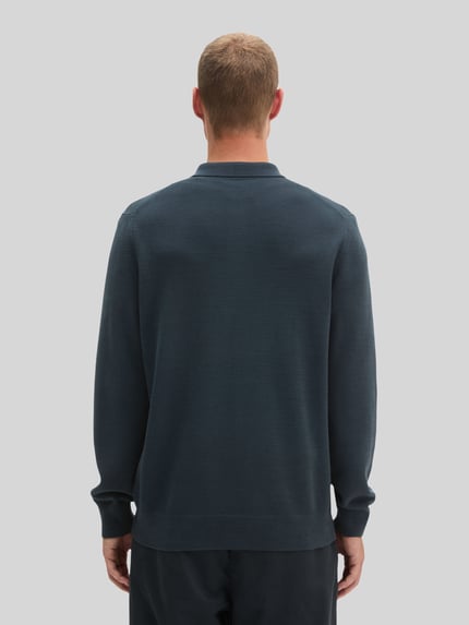 Marc O'Polo Pullover mit Polokragen Marine 5