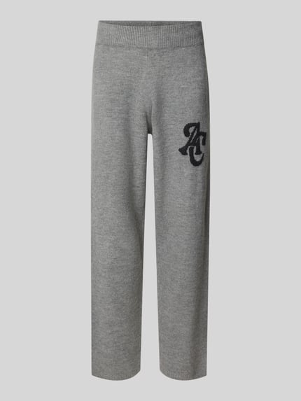 ANOTHER COTTON LAB Sweatpants mit elastischem Bund Hellgrau Melange 2
