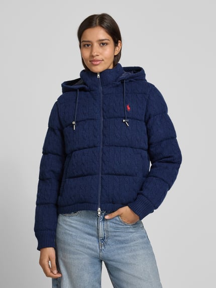 Polo Ralph Lauren Steppjacke aus Woll-Kaschmir-Mix Dunkelblau 4