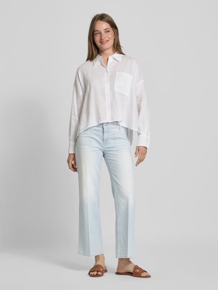 CAMBIO Jeans in verkürzter Passform Modell 'TESS' Bleu 1