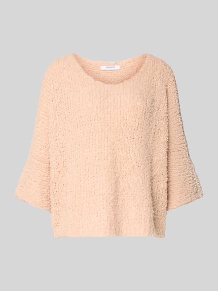 ZABAIONE Relaxed Fit gebreide trui met wol-alpaca-aandeel model 'Em44maa' Roze - 2