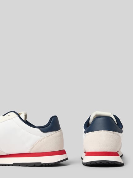 Tommy Jeans Low-top-sneakers van leermix Wit - 2