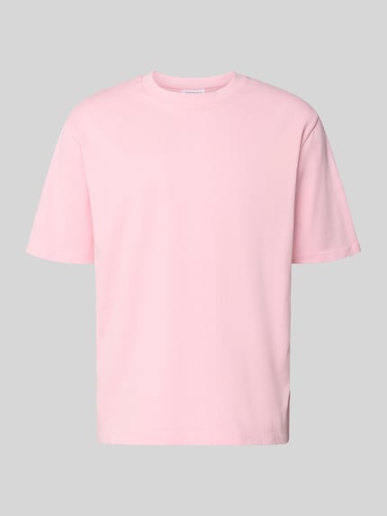 Lindbergh Oversized T-Shirt mit Rundhalsausschnitt Rosa 2