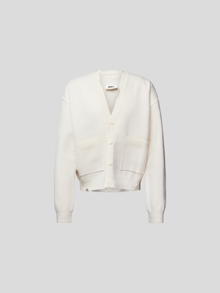 MM6 Maison Margiela Gebreid jack met steekzakken Offwhite - 2