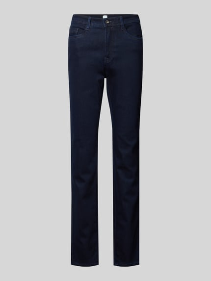 Brax Slim Fit Jeans im Used-Look Modell 'MARY THERMO' Dunkelblau 2