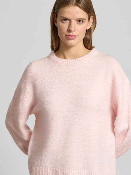 Gina Tricot Strickpullover mit Woll-Anteil Rosa 3