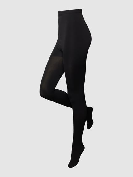 MAGIC Bodyfashion Rajstopy z półprzezroczystego materiału Czarny 1