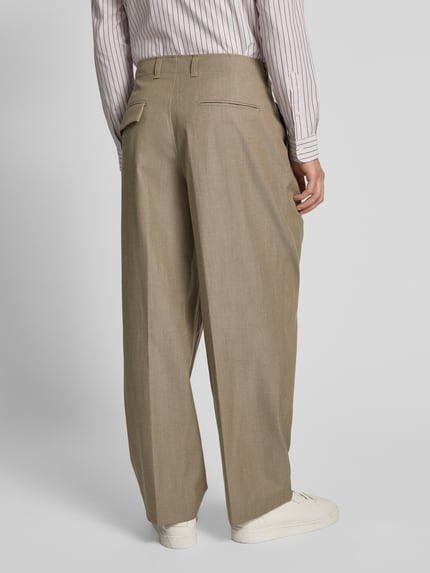 ANNARR Regular Fit Bundfaltenhose mit Eingrifftaschen Modell 'ANRRAVN' Sand 5