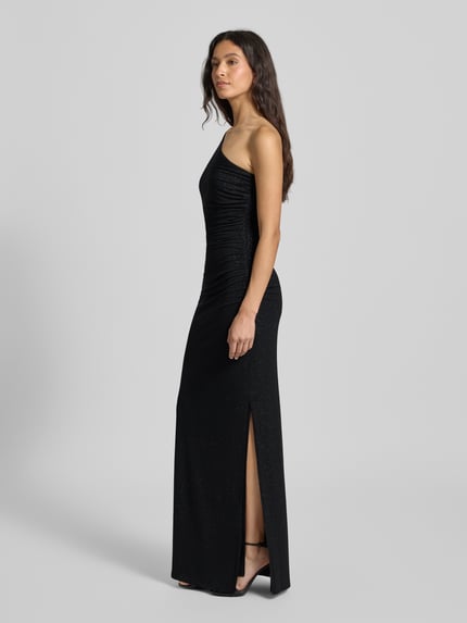 Jake*s Cocktail Abendkleid mit seitlicher Raffung Black 1