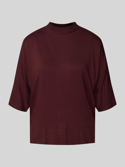 OPUS Relaxed Fit 3/4-Shirt aus Viskose-Mix Modell 'Sinse' Bordeaux 2