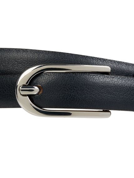 Weinmann Riem van echt rundleer model 'Savage' Marineblauw - 2