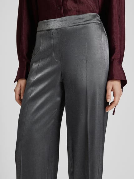 someday. Stoffen broek met elastische band, model 'Cadori' Zilver - 3